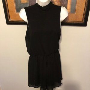 Women's Strappy Black Romper